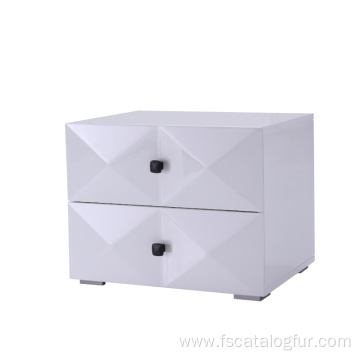 Nightstand Sets with 2 Drawers Furniture Wooden Luxury European Modern Bedside Nightstand